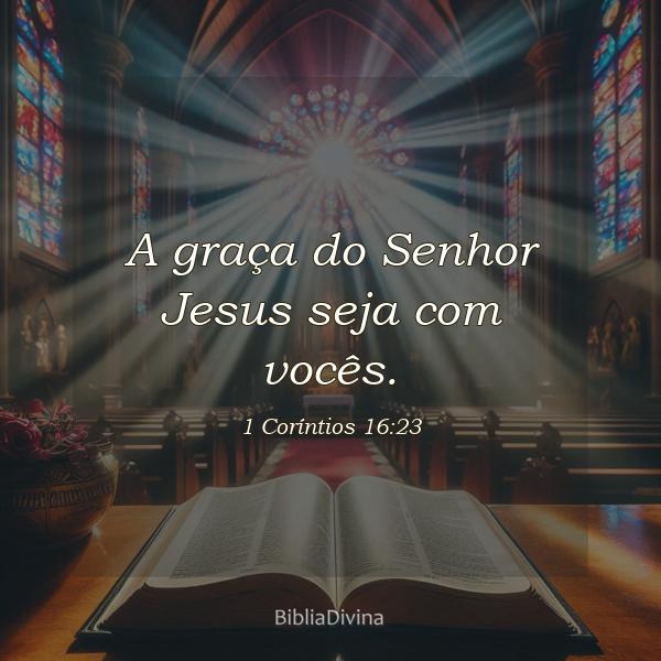 1 Coríntios 16:23