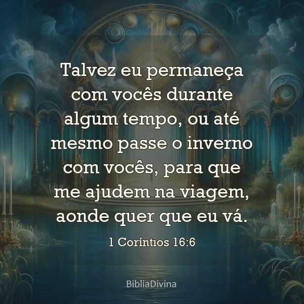 1 Coríntios 16:6