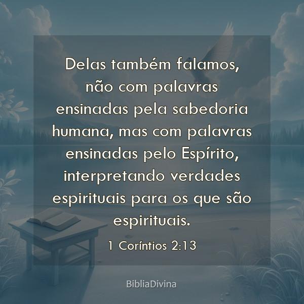 1 Coríntios 2:13