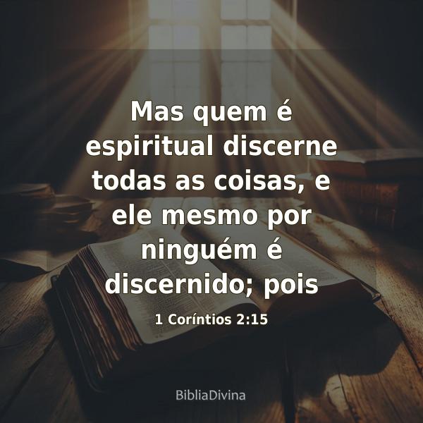 1 Coríntios 2:15