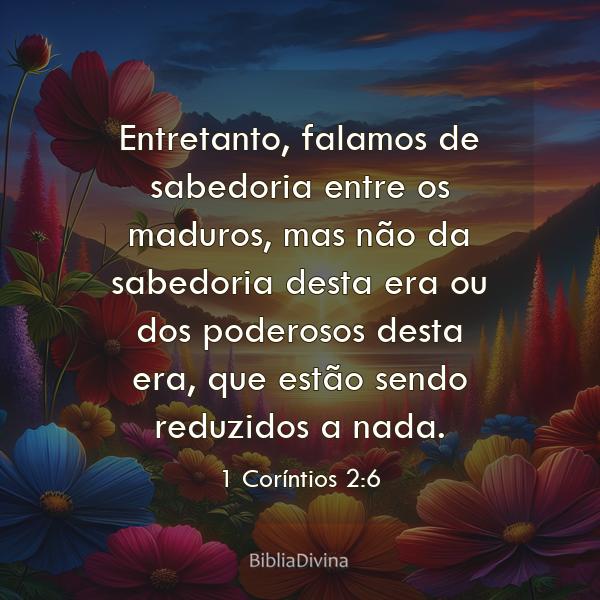 1 Coríntios 2:6