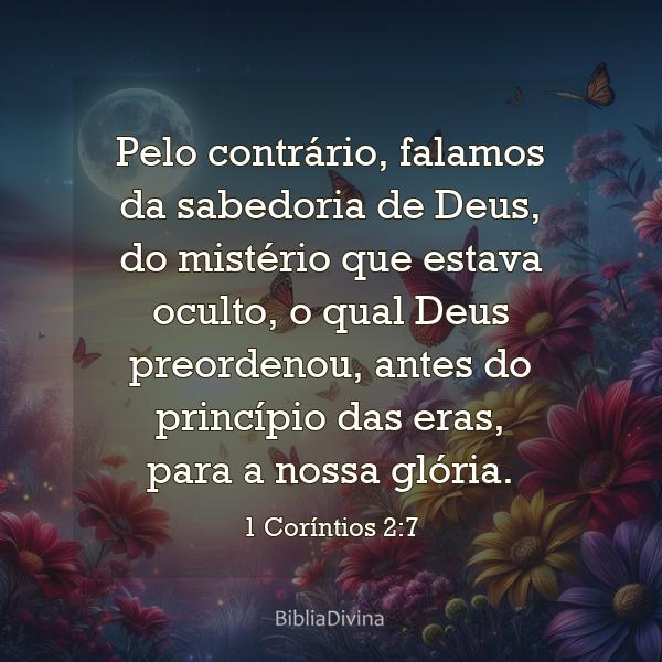 1 Coríntios 2:7