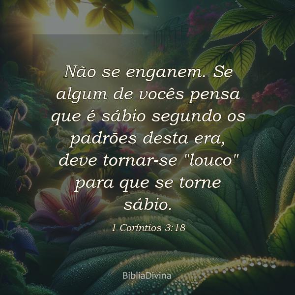 1 Coríntios 3:18