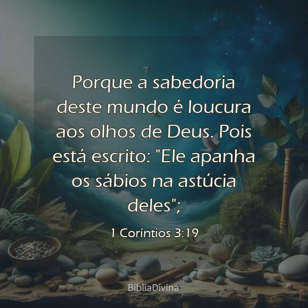 1 Coríntios 3:19