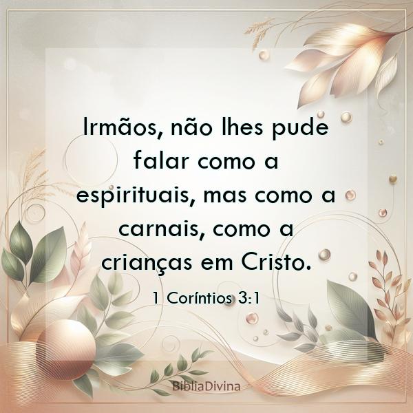 1 Coríntios 3:1