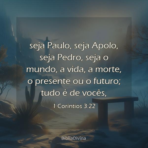 1 Coríntios 3:22