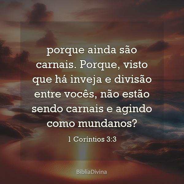 1 Coríntios 3:3