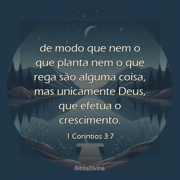 1 Coríntios 3:7