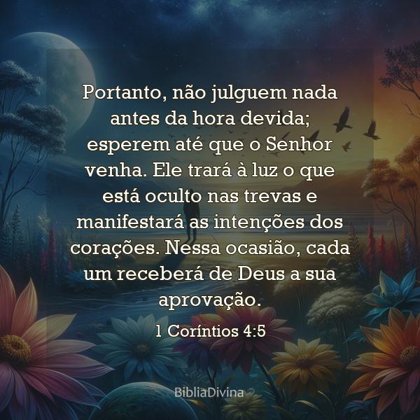 1 Coríntios 4:5