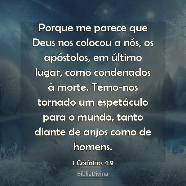 1 Coríntios 4:9