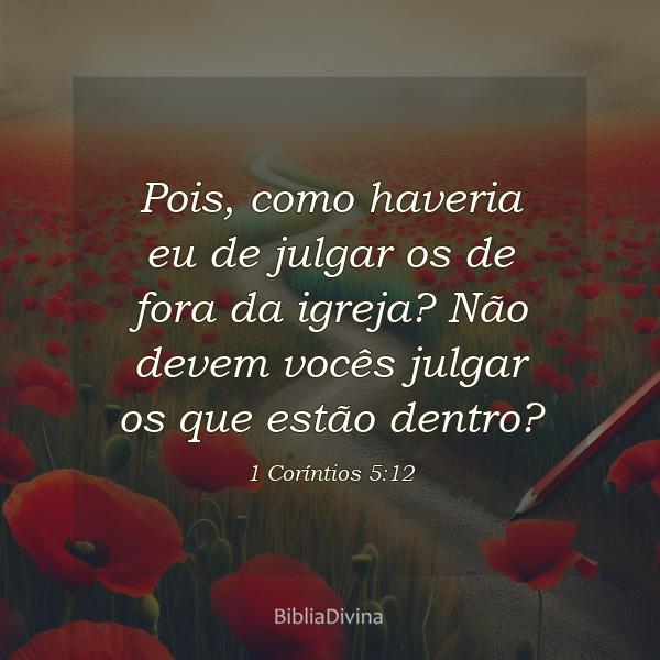 1 Coríntios 5:12