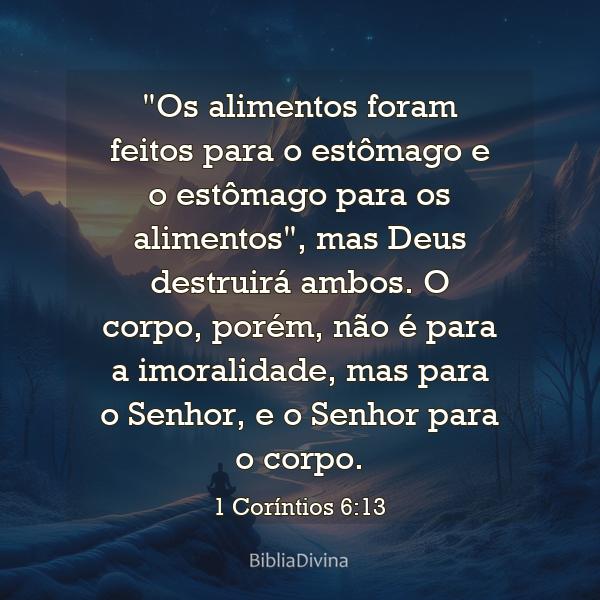 1 Coríntios 6:13