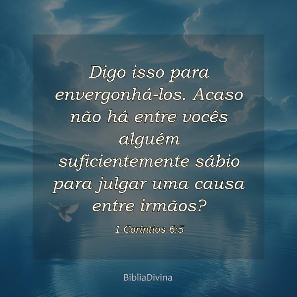 1 Coríntios 6:5