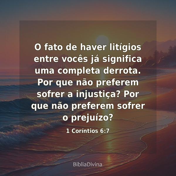 1 Coríntios 6:7