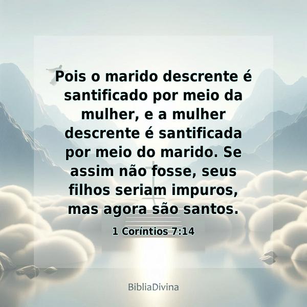 1 Coríntios 7:14