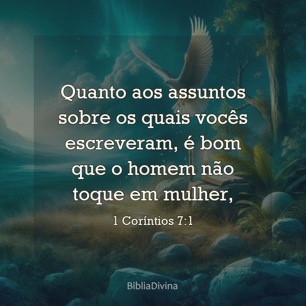 1 Coríntios 7:1