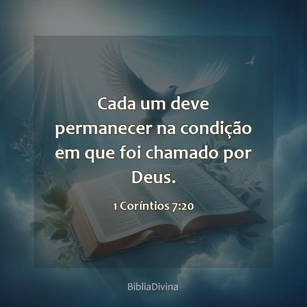 1 Coríntios 7:20