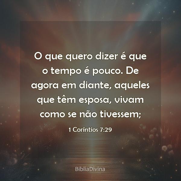 1 Coríntios 7:29