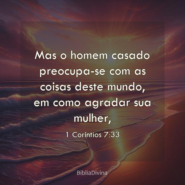 1 Coríntios 7:33