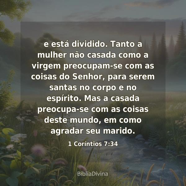 1 Coríntios 7:34