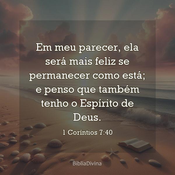 1 Coríntios 7:40