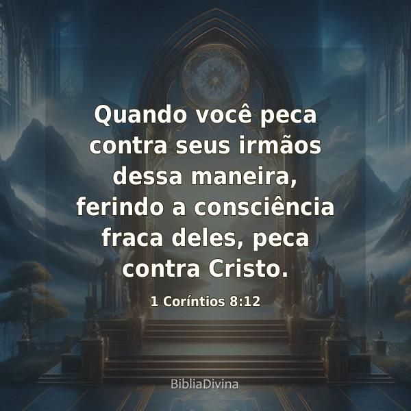 1 Coríntios 8:12