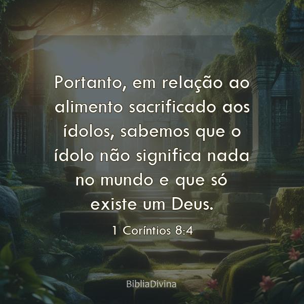 1 Coríntios 8:4