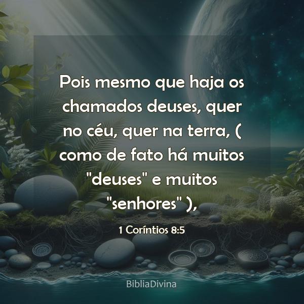 1 Coríntios 8:5