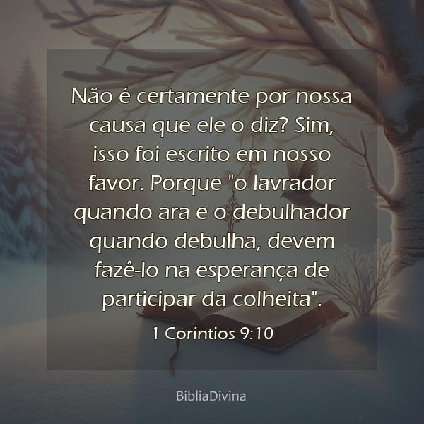 1 Coríntios 9:10