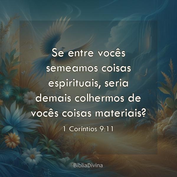 1 Coríntios 9:11