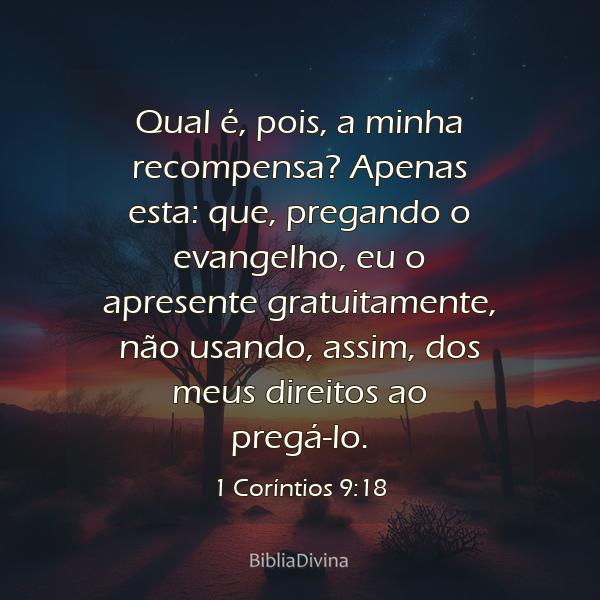 1 Coríntios 9:18