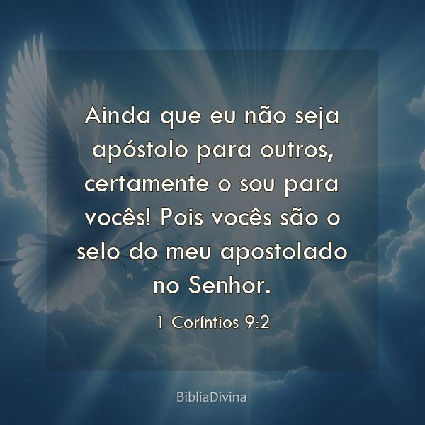 1 Coríntios 9:2