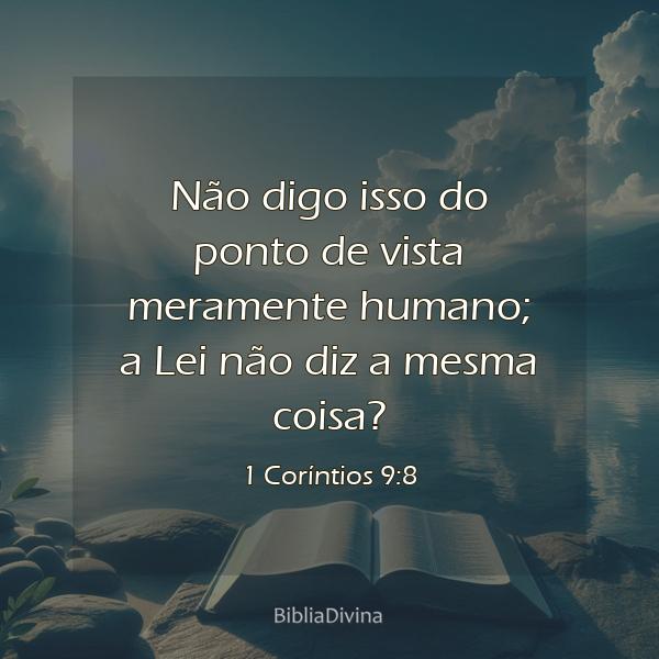 1 Coríntios 9:8