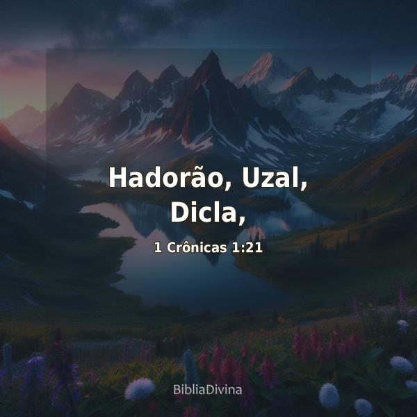 1 Crônicas 1:21