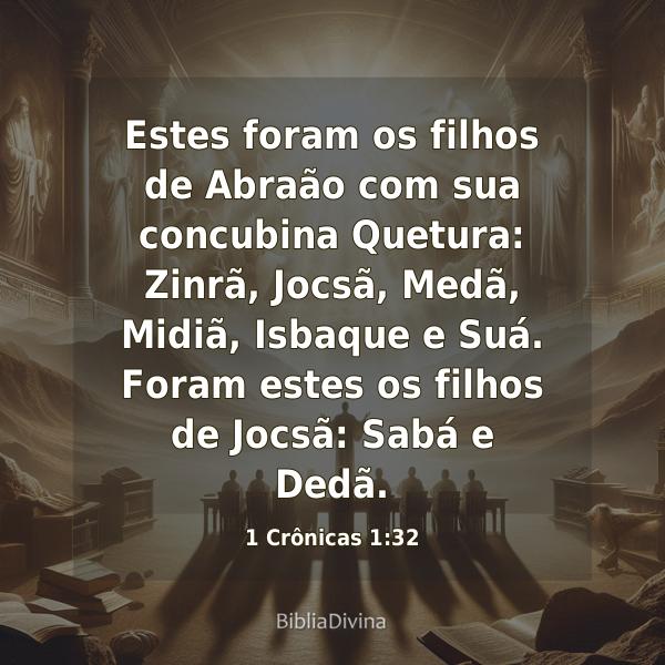 1 Crônicas 1:32