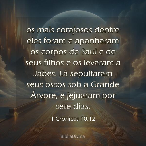 1 Crônicas 10:12