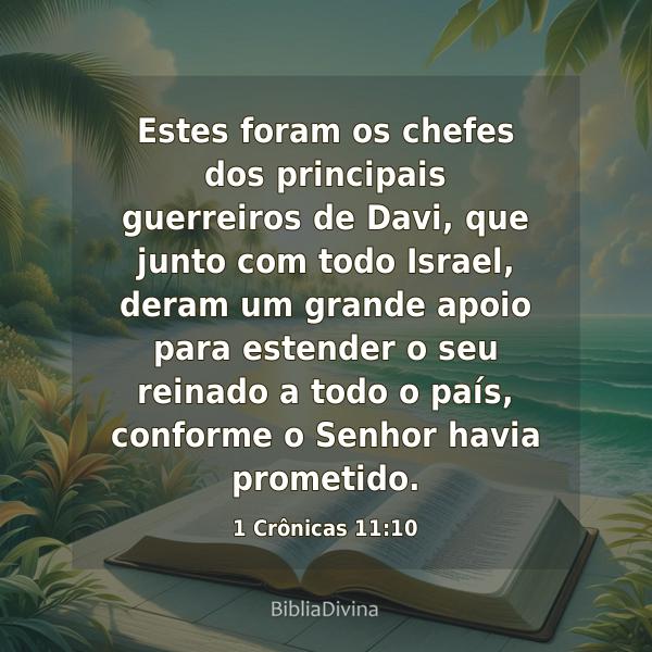 1 Crônicas 11:10