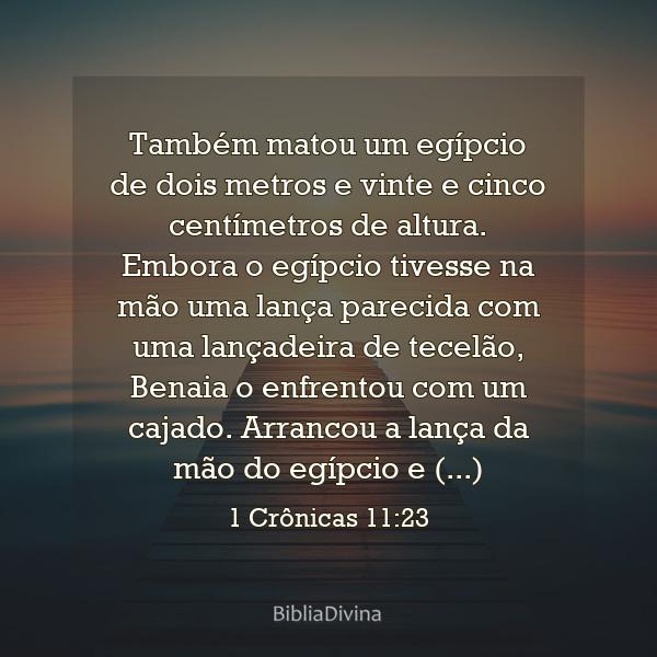 1 Crônicas 11:23