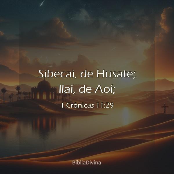 1 Crônicas 11:29