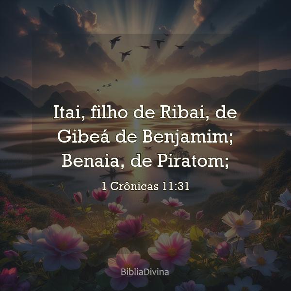 1 Crônicas 11:31