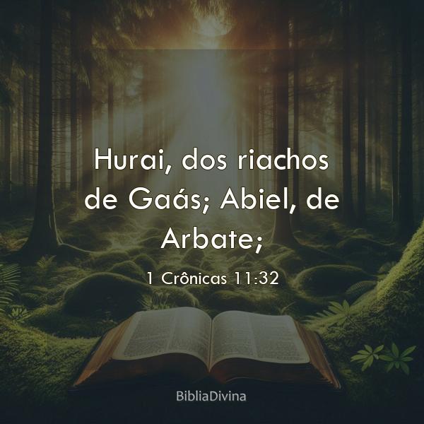 1 Crônicas 11:32