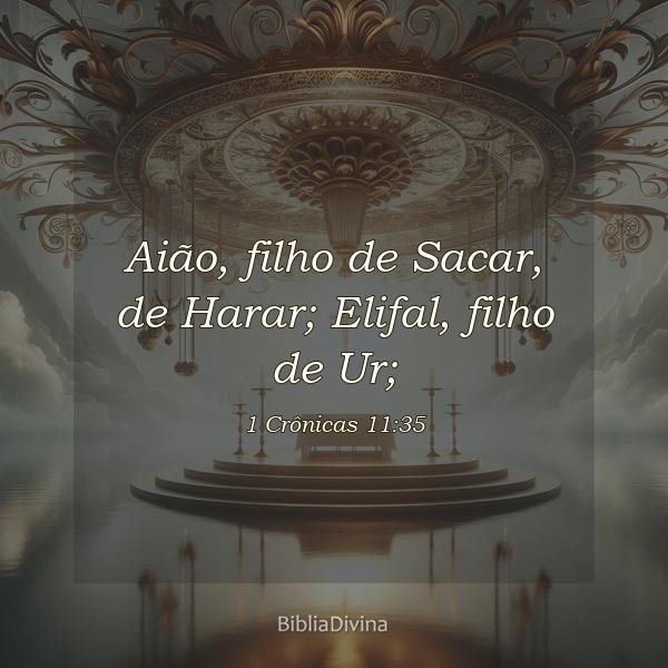 1 Crônicas 11:35