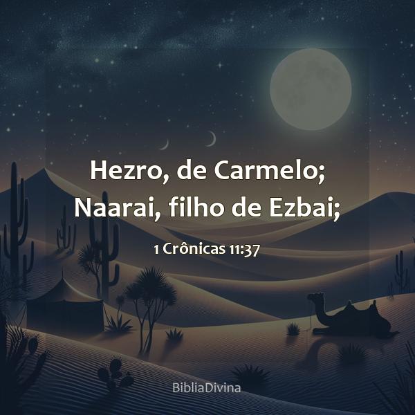 1 Crônicas 11:37