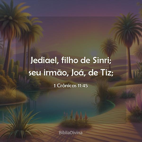 1 Crônicas 11:45