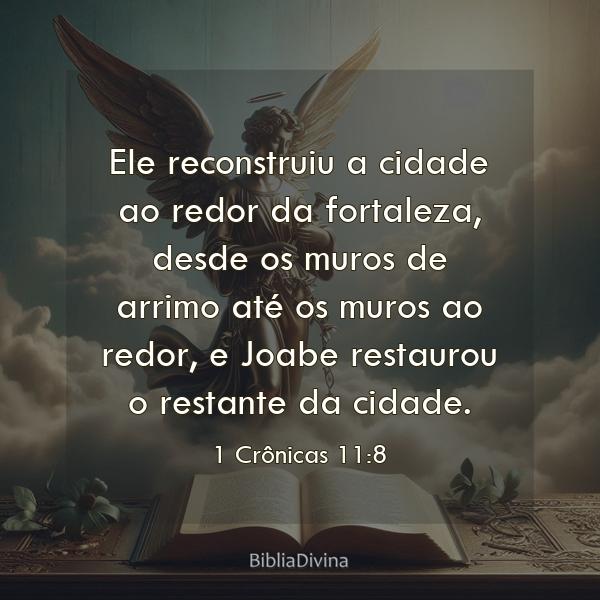 1 Crônicas 11:8