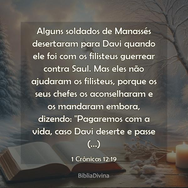 1 Crônicas 12:19