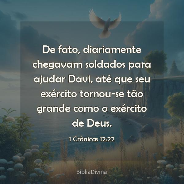 1 Crônicas 12:22