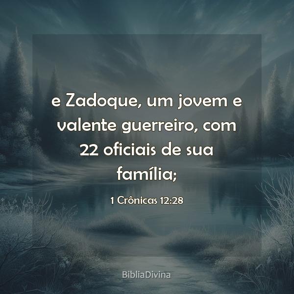 1 Crônicas 12:28