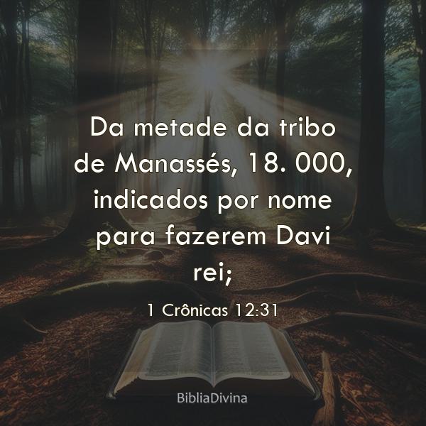 1 Crônicas 12:31