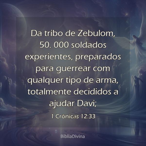 1 Crônicas 12:33